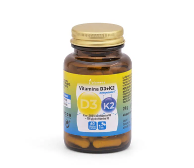 Vitamina D3 K2. 60 Cápsulas...